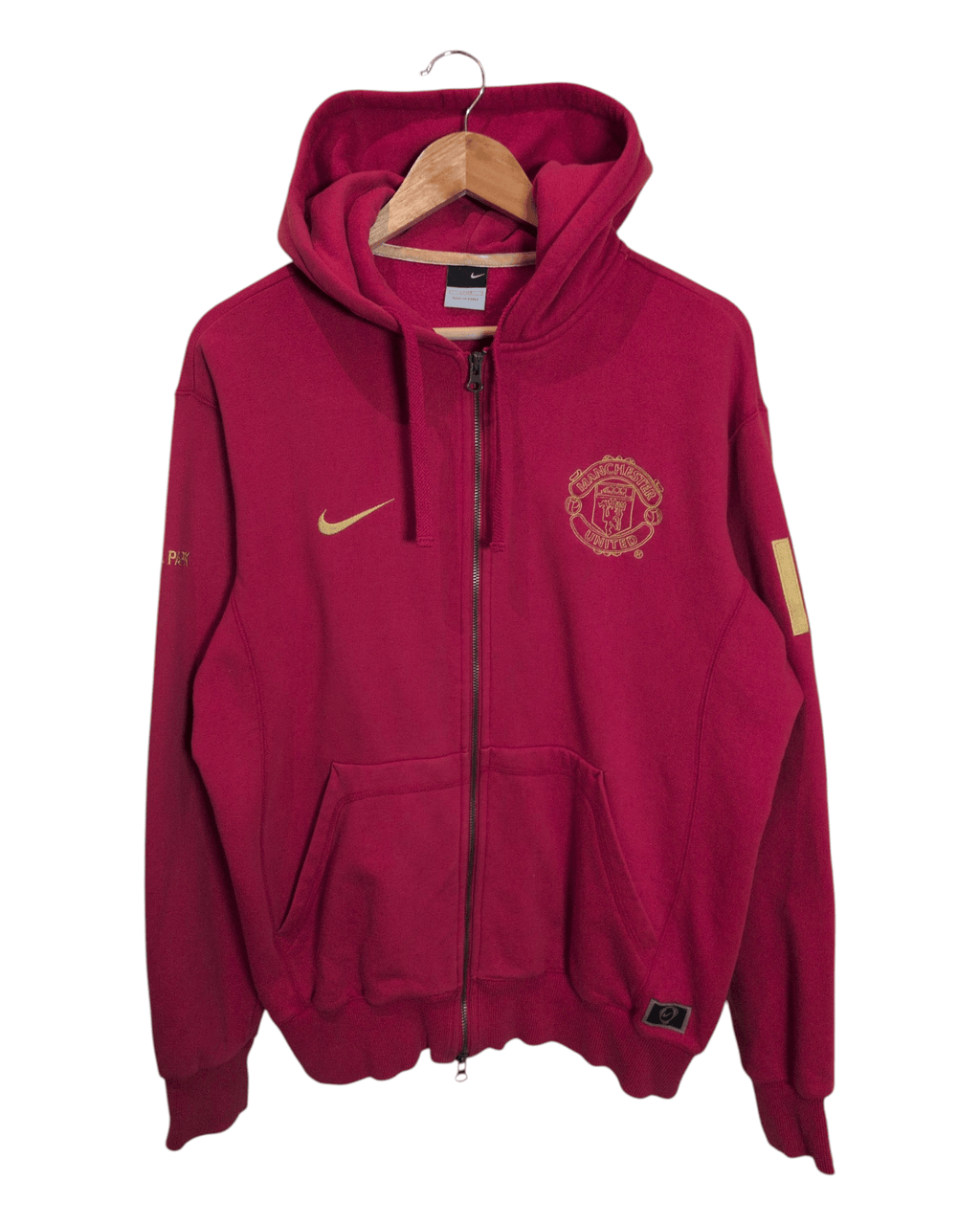2005-06 Manchester United Nike Zip-Up Hoodie - (XL)