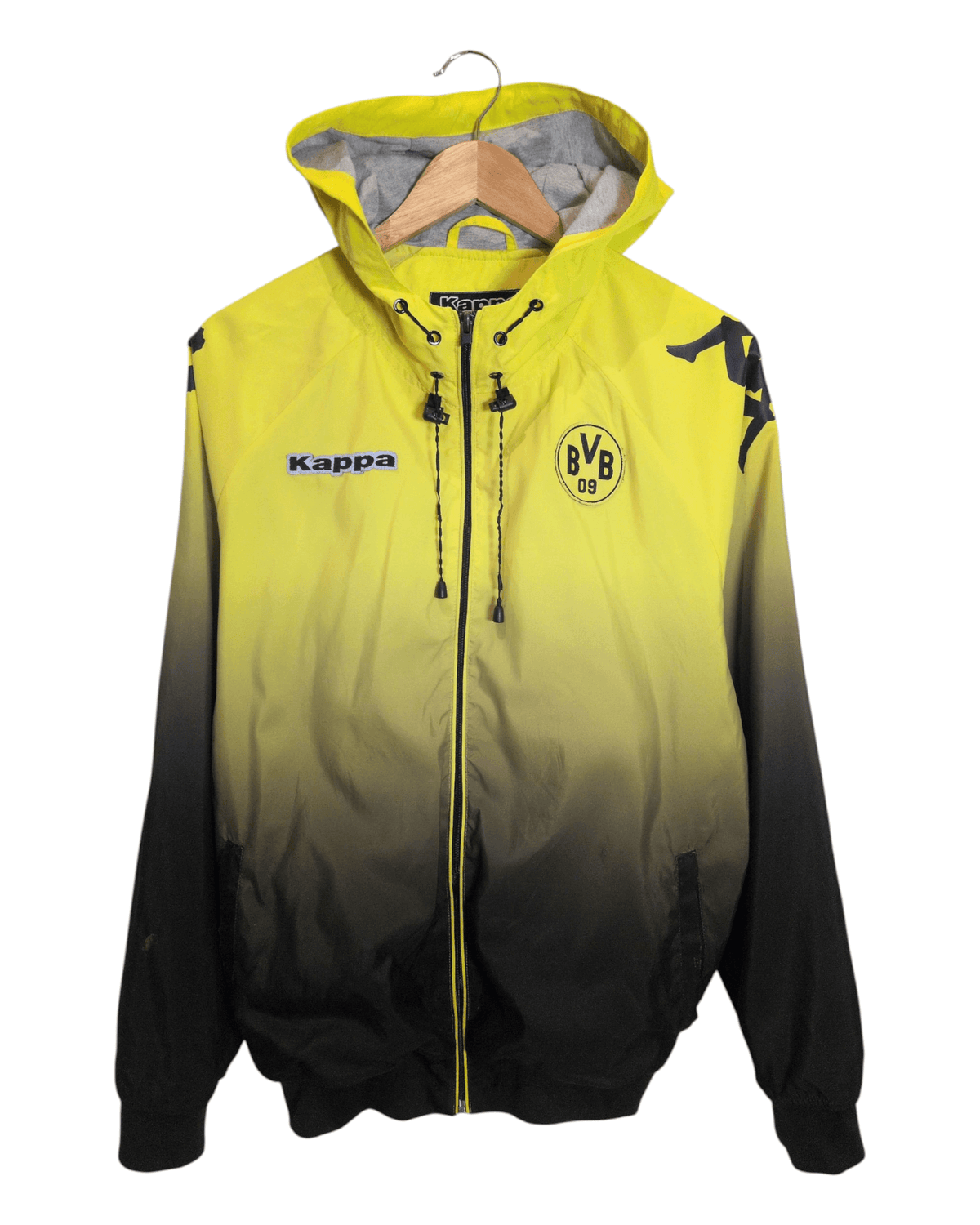 2009-10 Borussia Dortmund Kappa Hooded Track Jacket - (XL)