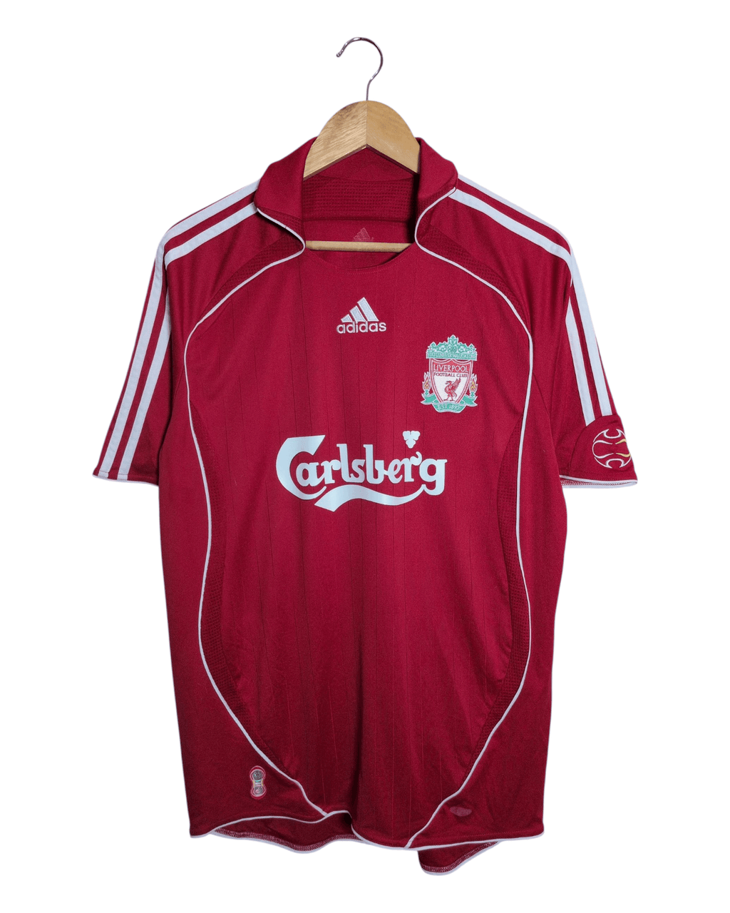 2006-08 Liverpool Adidas Home Shirt #9 Torres - (M)