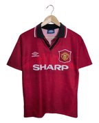 1994-96 Manchester United Umbro Home Shirt #7 Cantona - (Y)
