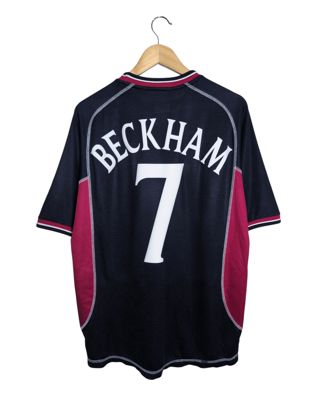 2000-01 Manchester United Umbro Third Shirt #7 Beckham - (XL)