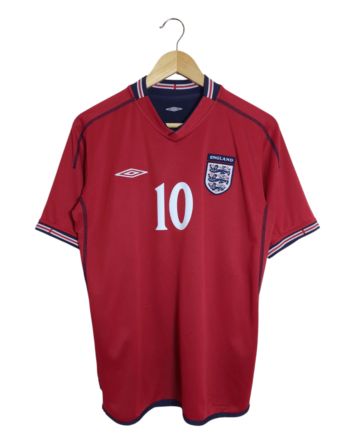 2002-04 England Umbro Reversible Away Shirt #10 Owen - (M)