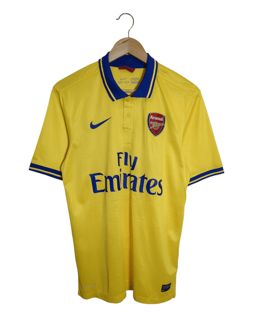 2013-14 Arsenal Nike Away Shirt #4 Mertesacker - (S)