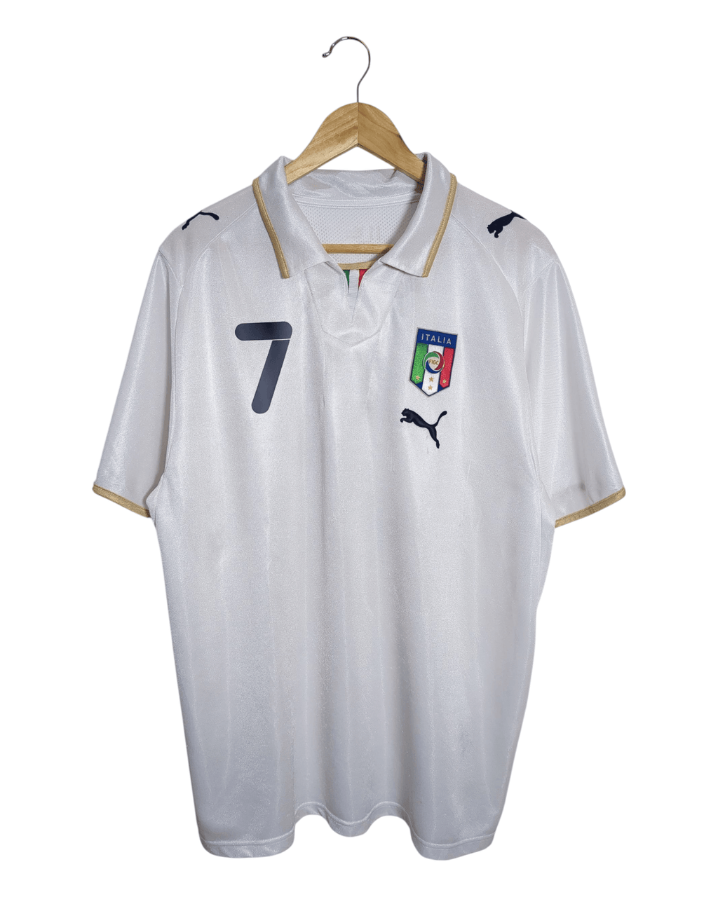 2007-08 Italy Puma Away Shirt #7 Del Piero - (L)