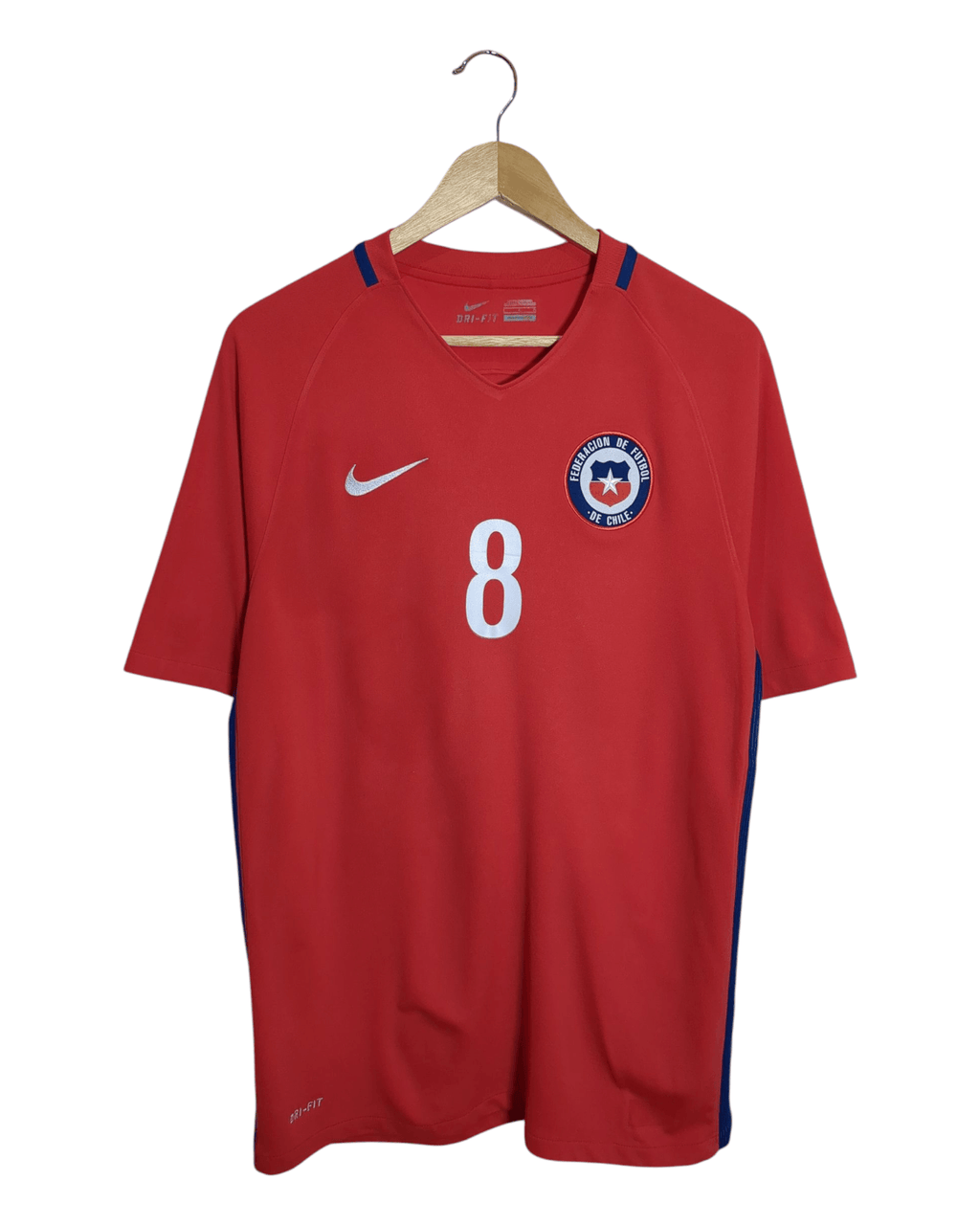 2016-17 Chile Nike Home Shirt #8 Vidal - (M)