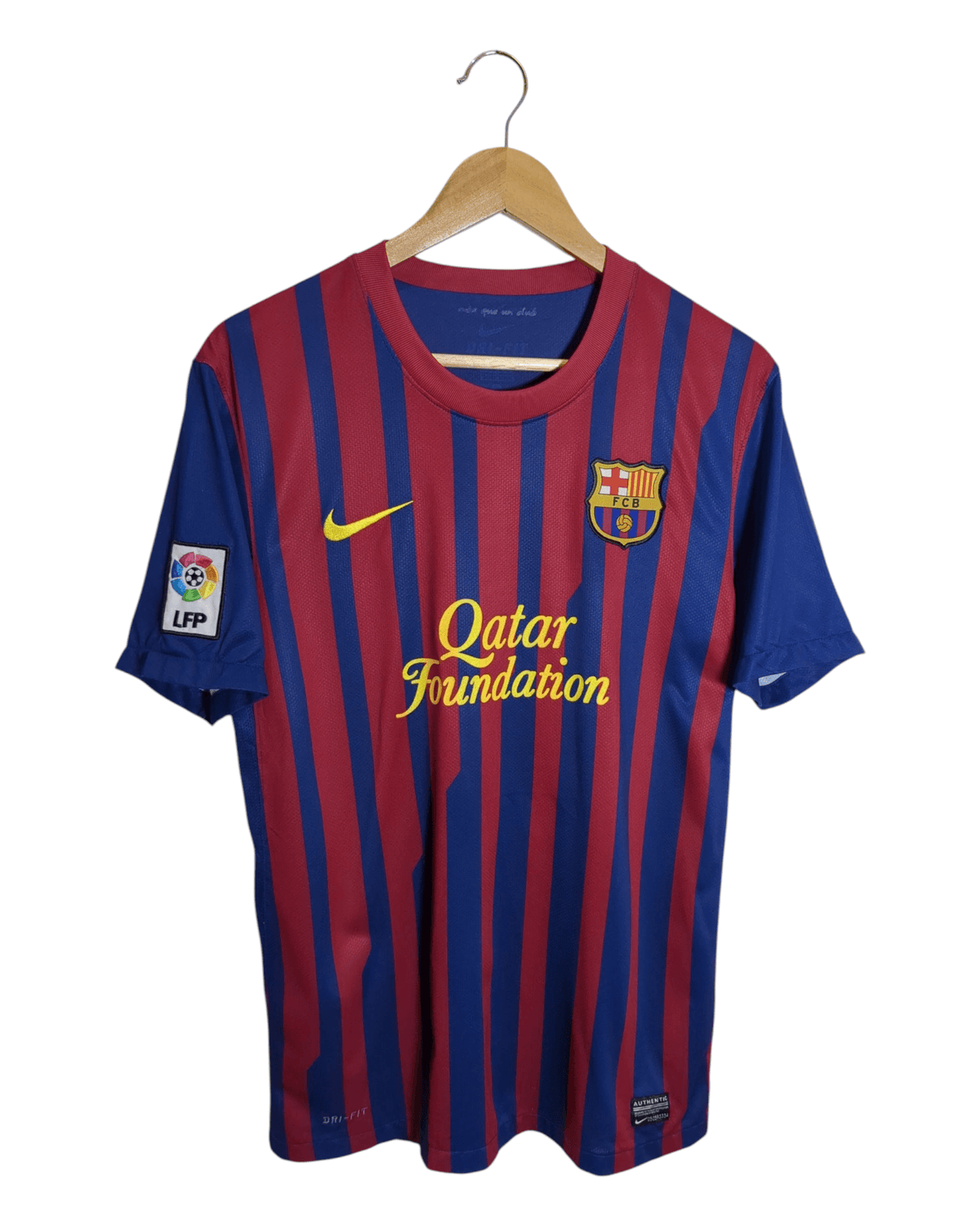 2011-12 Barcelona Nike Home Shirt #6 Xavi - (M)