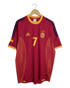 2002-04 Spain Adidas Home Shirt #7 Raul - (L)
