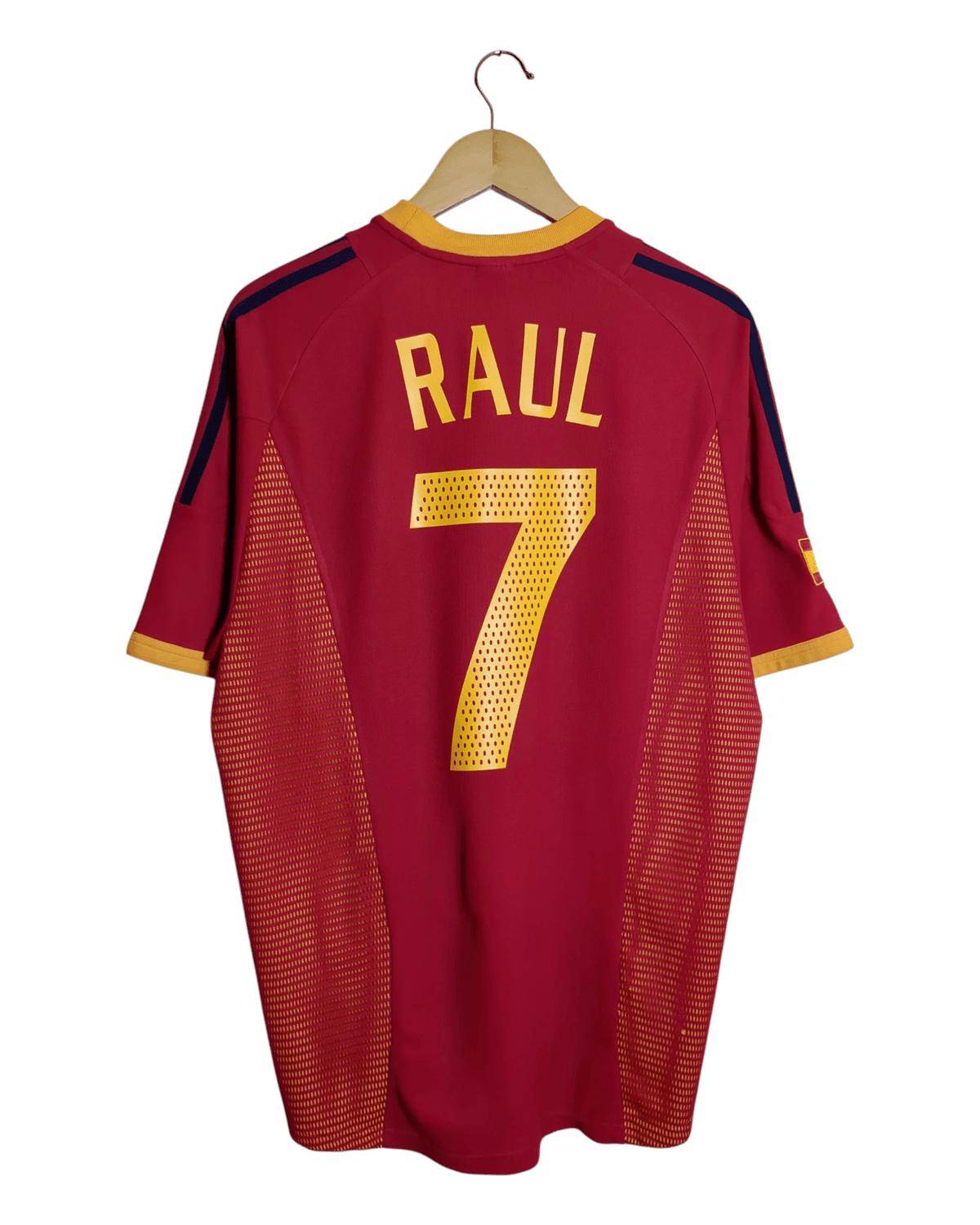 2002-04 Spain Adidas Home Shirt #7 Raul - (L)