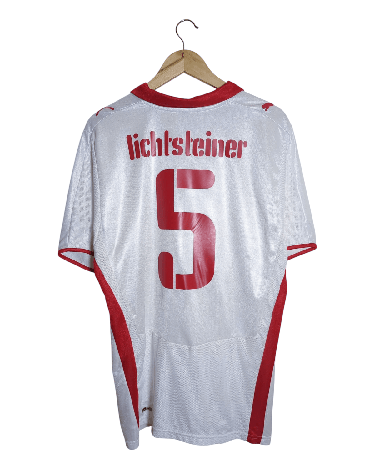 2008-10 Switzerland Puma Away Shirt #5 Lichtsteiner - (L)