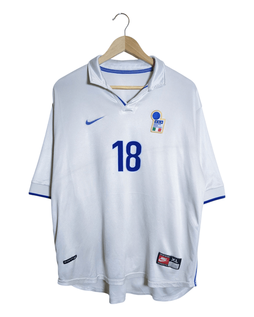 1997-98 Italy Nike Away Shirt #18 R.Baggio - (L)
