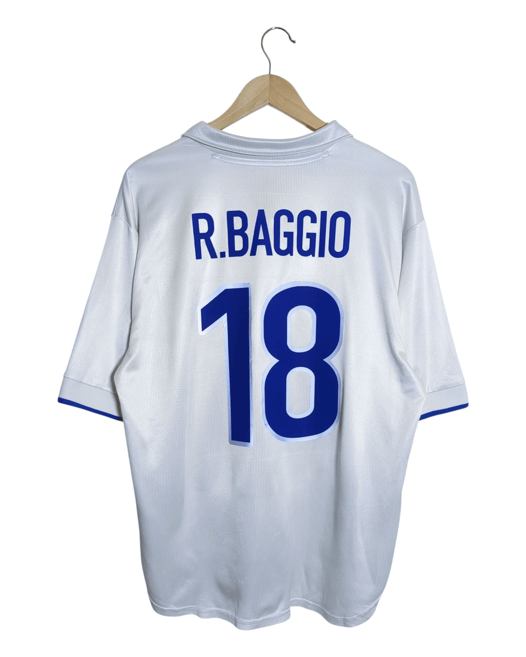1997-98 Italy Nike Away Shirt #18 R.Baggio - (L)