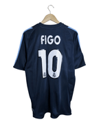 2003-04 Real Madrid Adidas Away Shirt #10 Figo - (M)