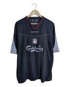 2002-03 Liverpool Reebok Away Shirt #17 Gerrard - (XL)