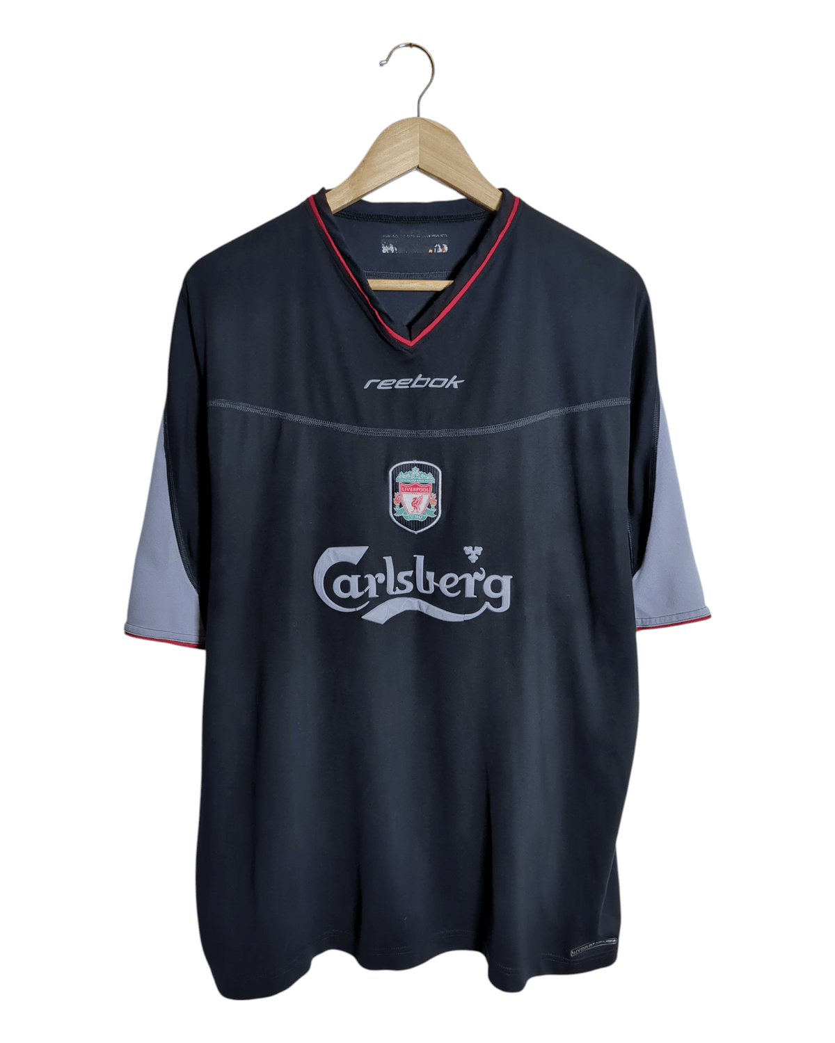 2002-03 Liverpool Reebok Away Shirt #17 Gerrard - (XL)