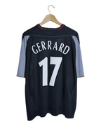 2002-03 Liverpool Reebok Away Shirt #17 Gerrard - (XL)