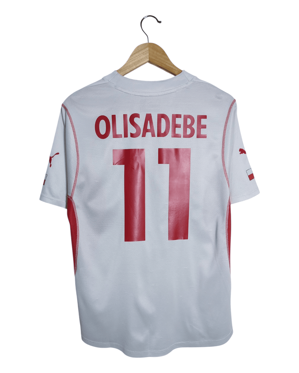 2002-04 Poland Puma Home Shirt #11 Olisadebe - (M)