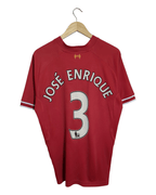2013-14 Liverpool Warrior Home Shirt #3 Jose Enrique - (L)