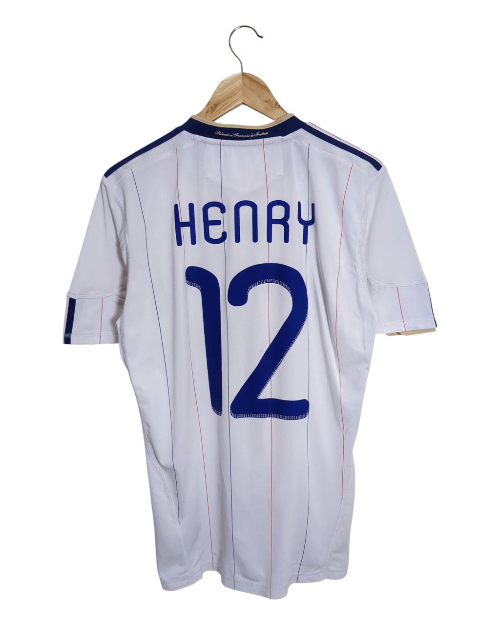 2009-10 France Adidas Away Shirt #12 Henry - (M)