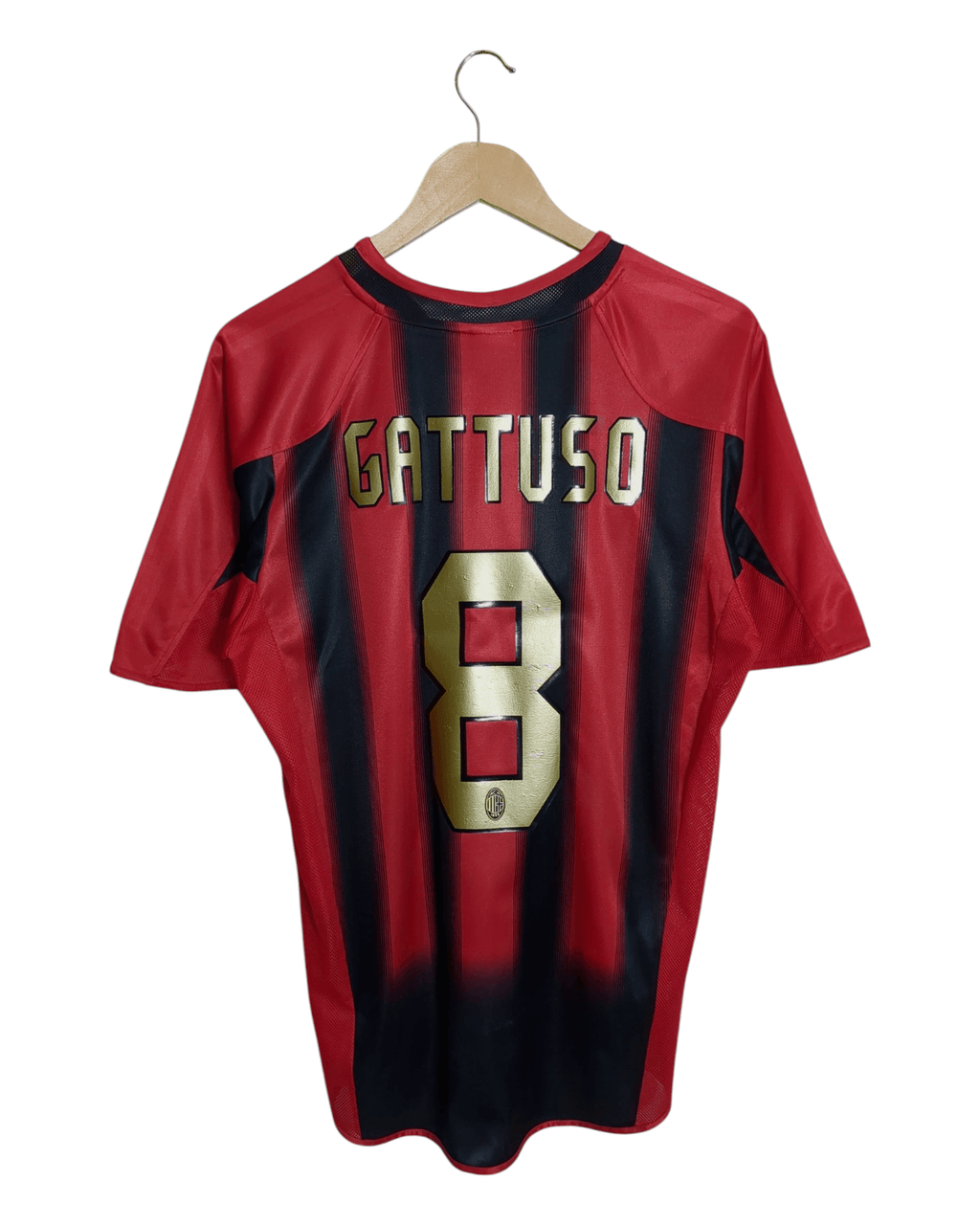 2004-05 AC Milan Adidas Home Shirt #8 Gattuso - (M)