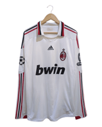 2009-10 AC Milan Adidas Player Issue Away L/S Shirt #32 Beckham - (L)