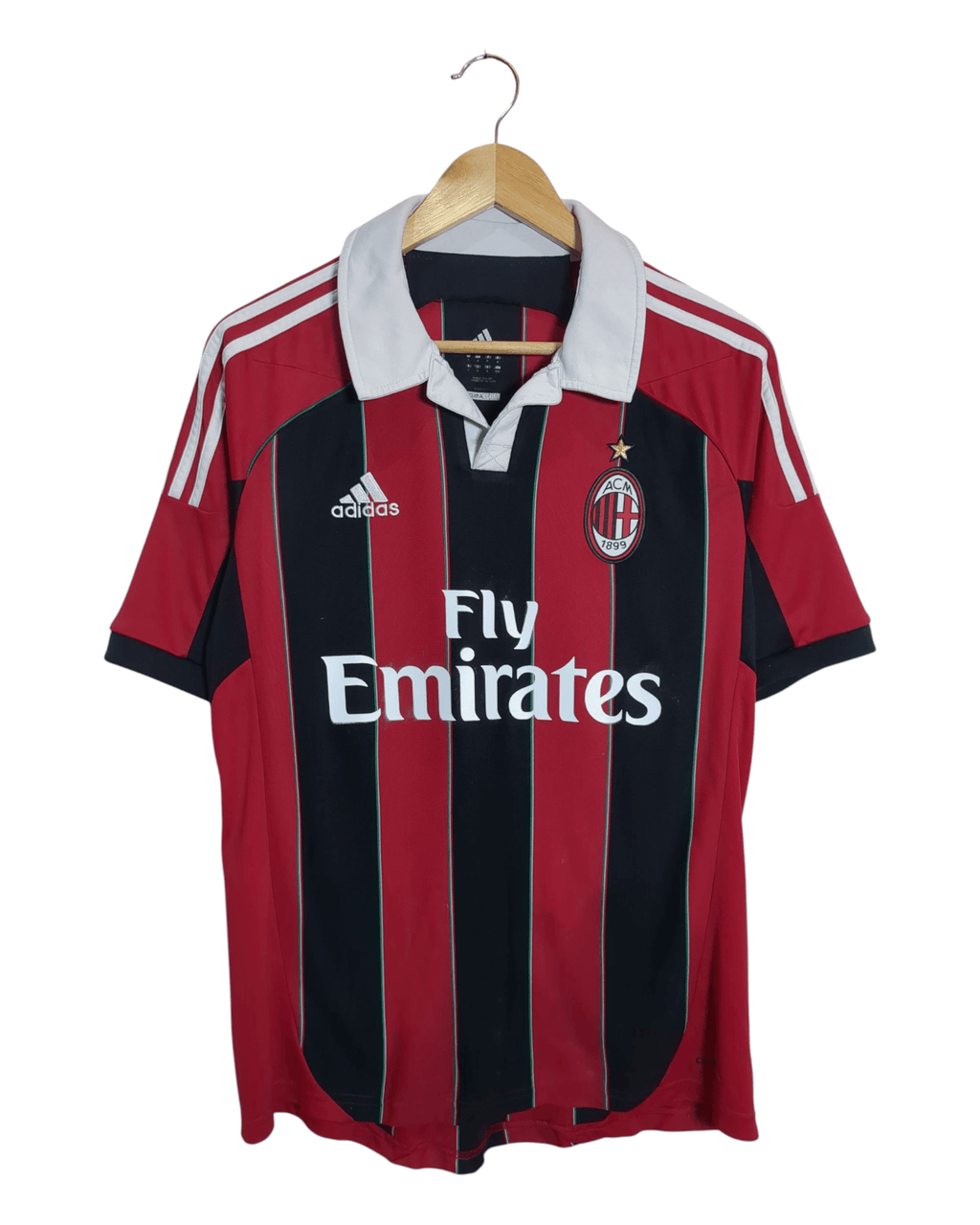 2012-13 AC Milan Adidas Home Shirt #45 Balotelli - (M)