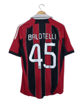 2012-13 AC Milan Adidas Home Shirt #45 Balotelli - (M)