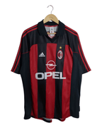 2000-01 AC Milan Adidas Player Issue Home Shirt #7 Shevchenko - (XL)