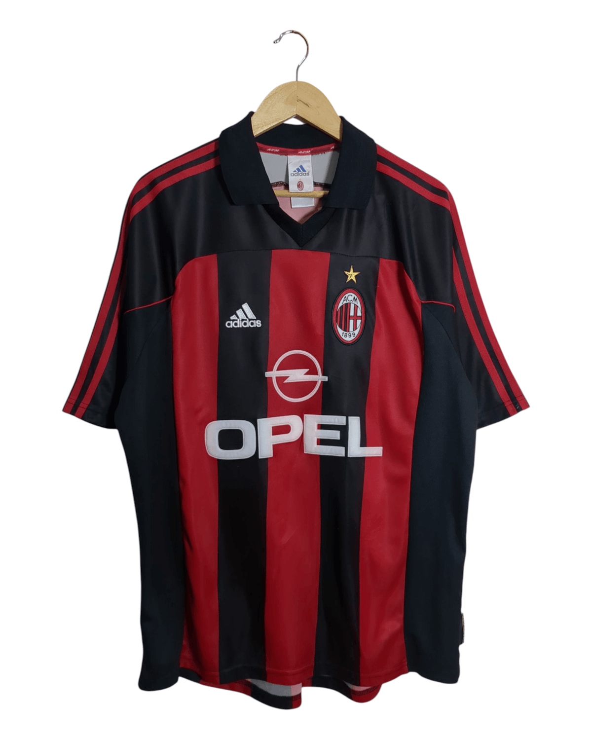 2000-01 AC Milan Adidas Player Issue Home Shirt #7 Shevchenko - (XL)