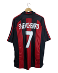 2000-01 AC Milan Adidas Player Issue Home Shirt #7 Shevchenko - (XL)