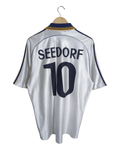 1998-00 Real Madrid Adidas Home Shirt #10 Seedorf - (L)
