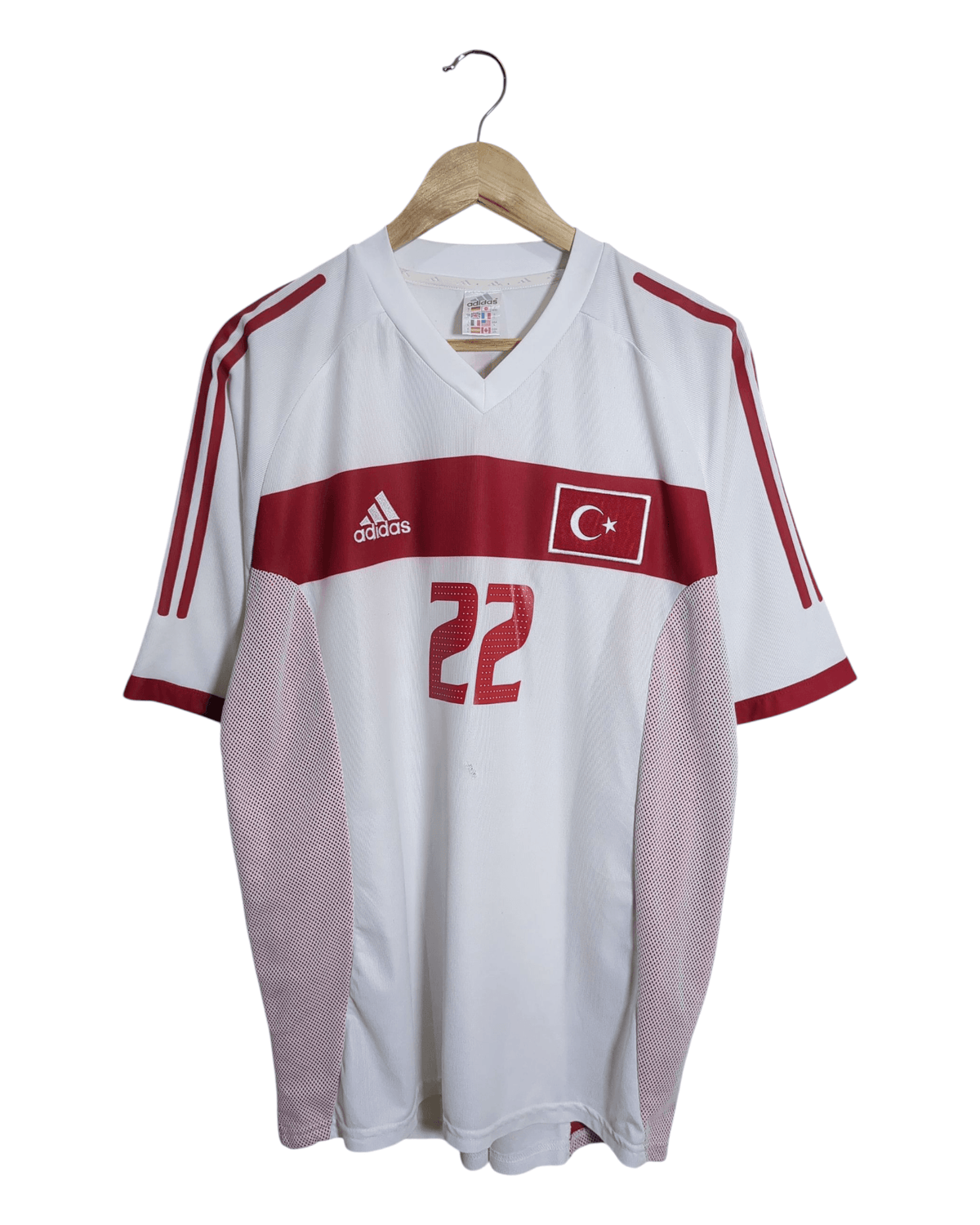 2002-04 Turkey Adidas Away Shirt #22 Umit Davala - (L)
