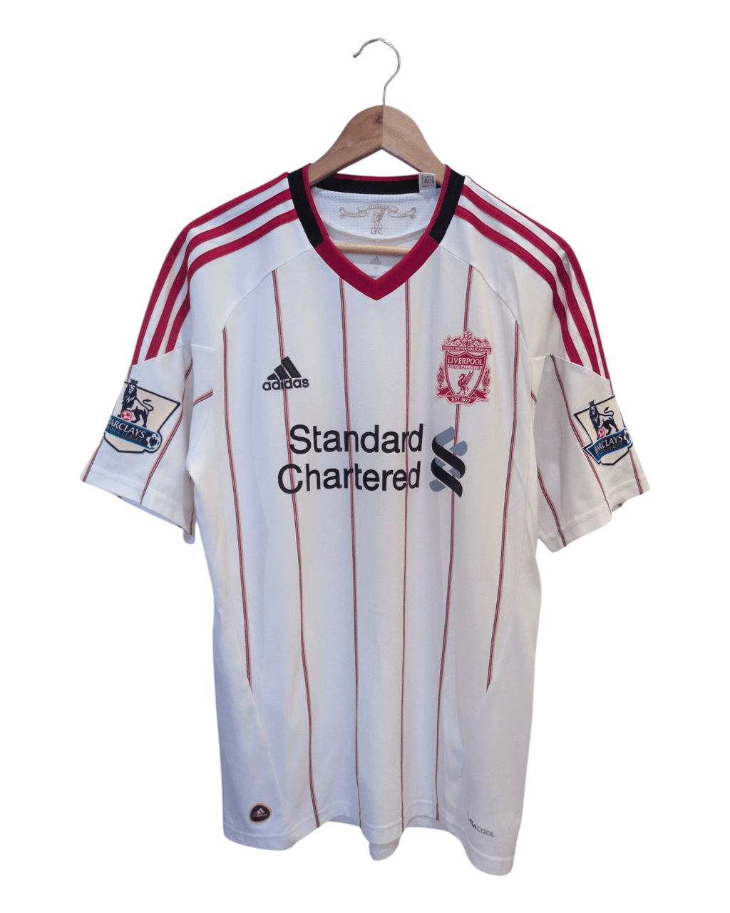 2010-11 Liverpool Adidas Away Shirt #8 Gerrard - (M)