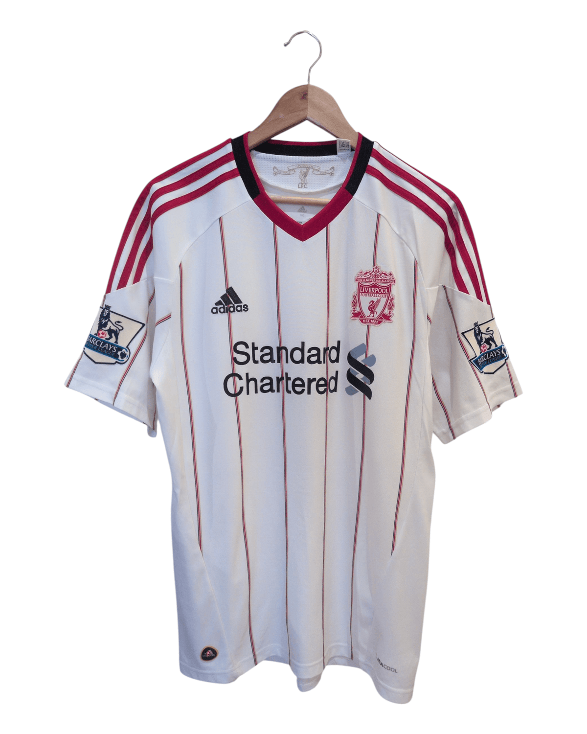 2010-11 Liverpool Adidas Away Shirt #8 Gerrard - (M)