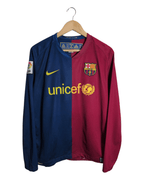 2008-09 Barcelona Nike Home L/S Shirt #10 Messi - (M)