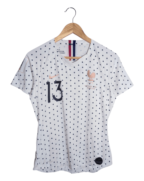 2019-22 France Women's Nike Match Issued Signed Away Shirt #13 Morroni - (S)