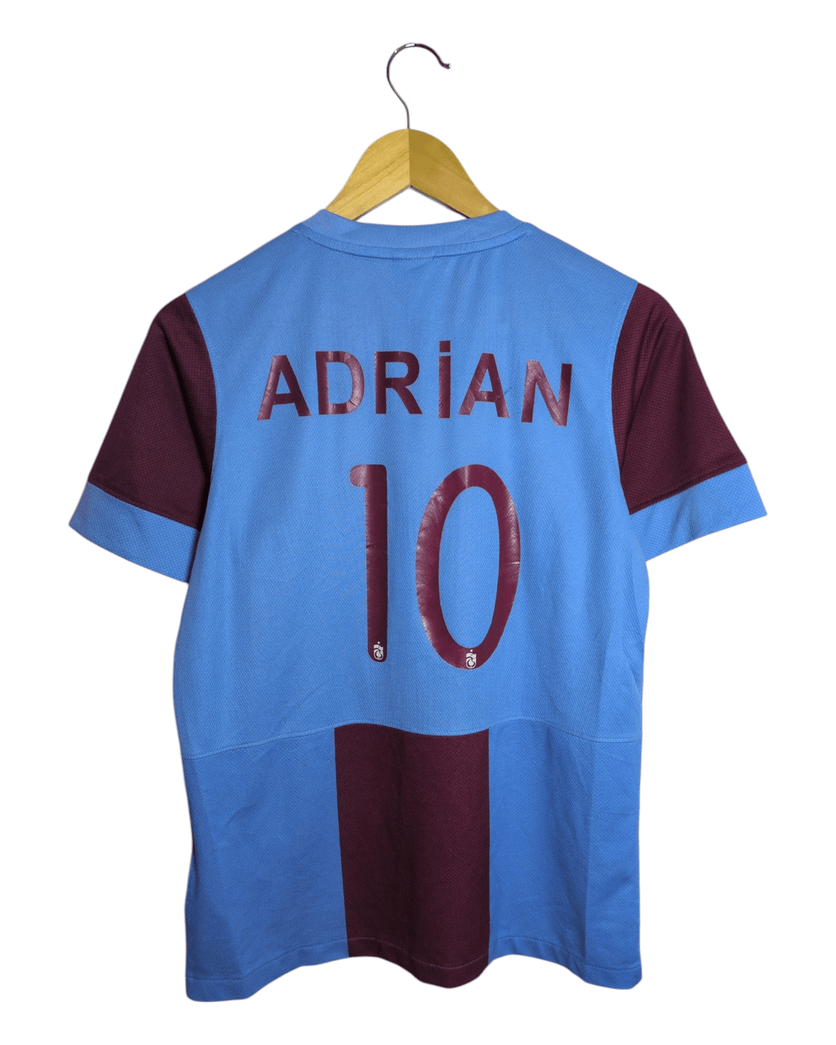 2013-14 Trabzonspor Nike Signed Home Shirt #10 Adrian - (XL.Boys)