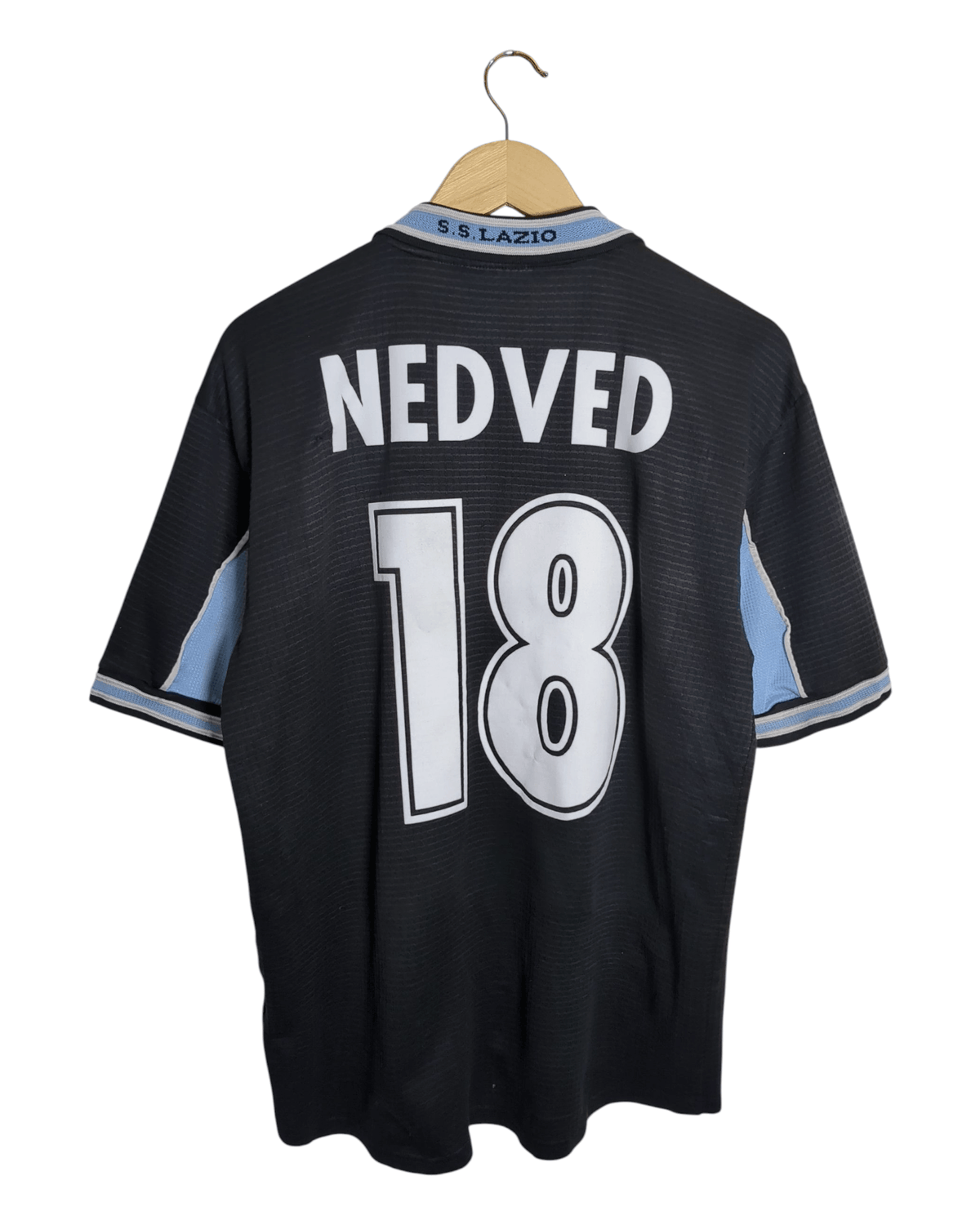 1998-99 Lazio Puma Away Shirt #18 Nedved - (L)