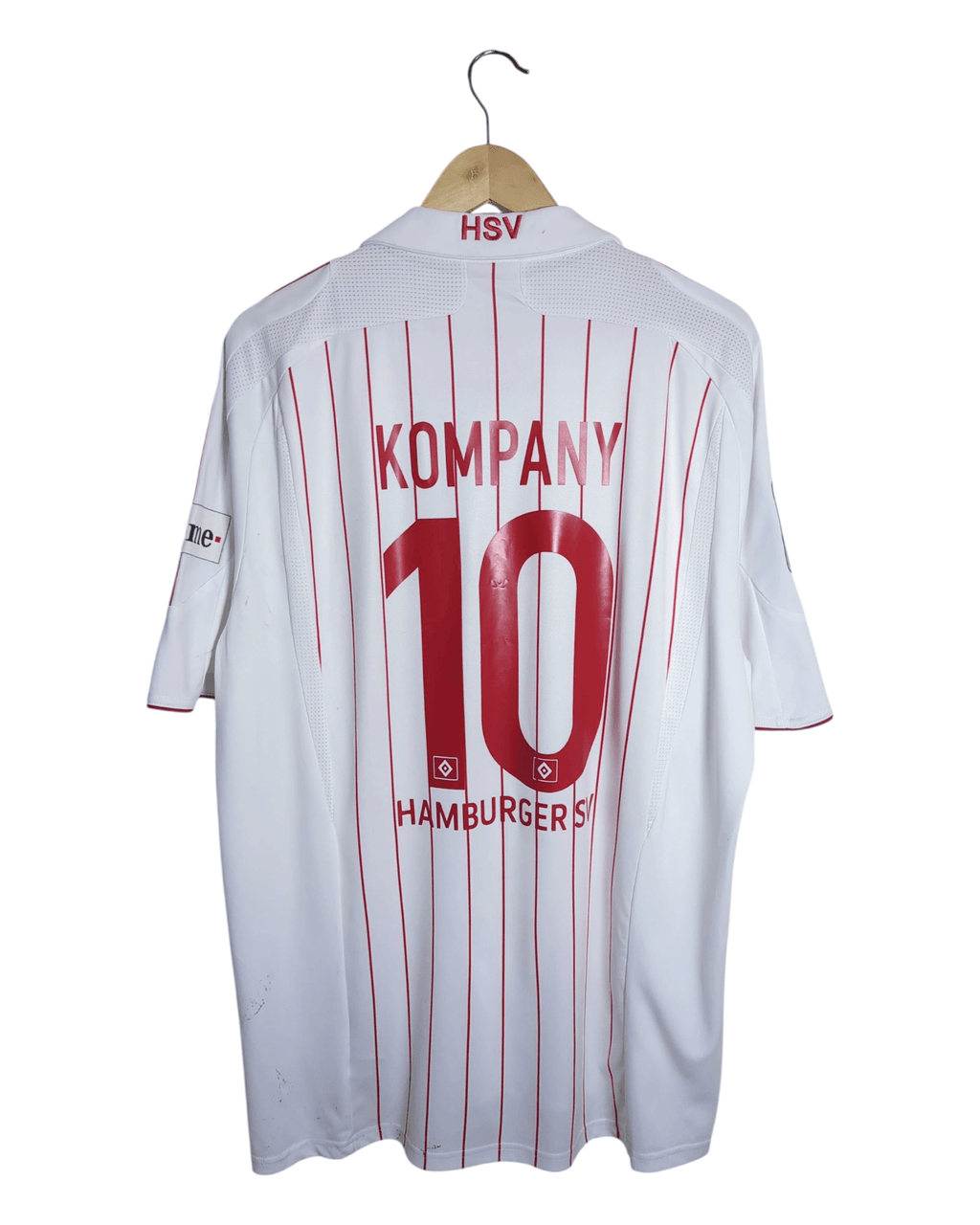 2007-08 Hamburger Adidas Home Shirt #10 Kompany - (XL)