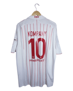 2007-08 Hamburger Adidas Home Shirt #10 Kompany - (XL)
