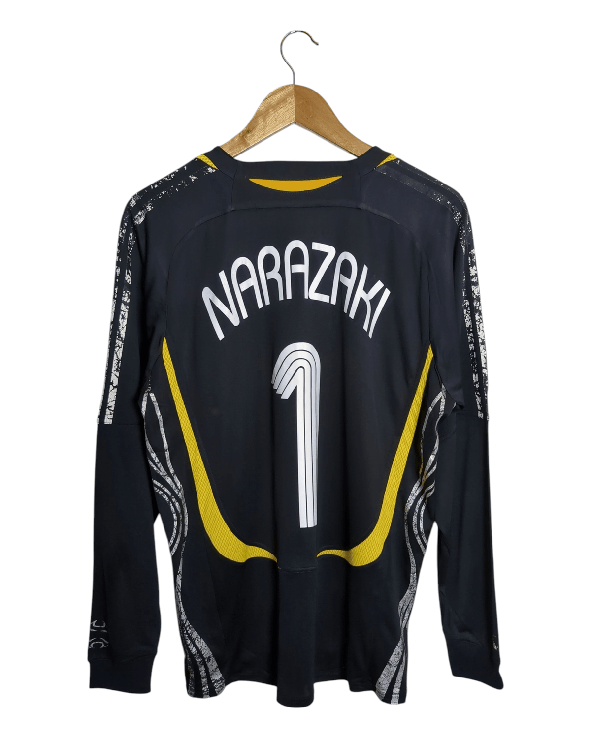 2006-08 Japan Adidas Player Issue Goalkeeper L/S Shirt #1 Narazaki - (M)