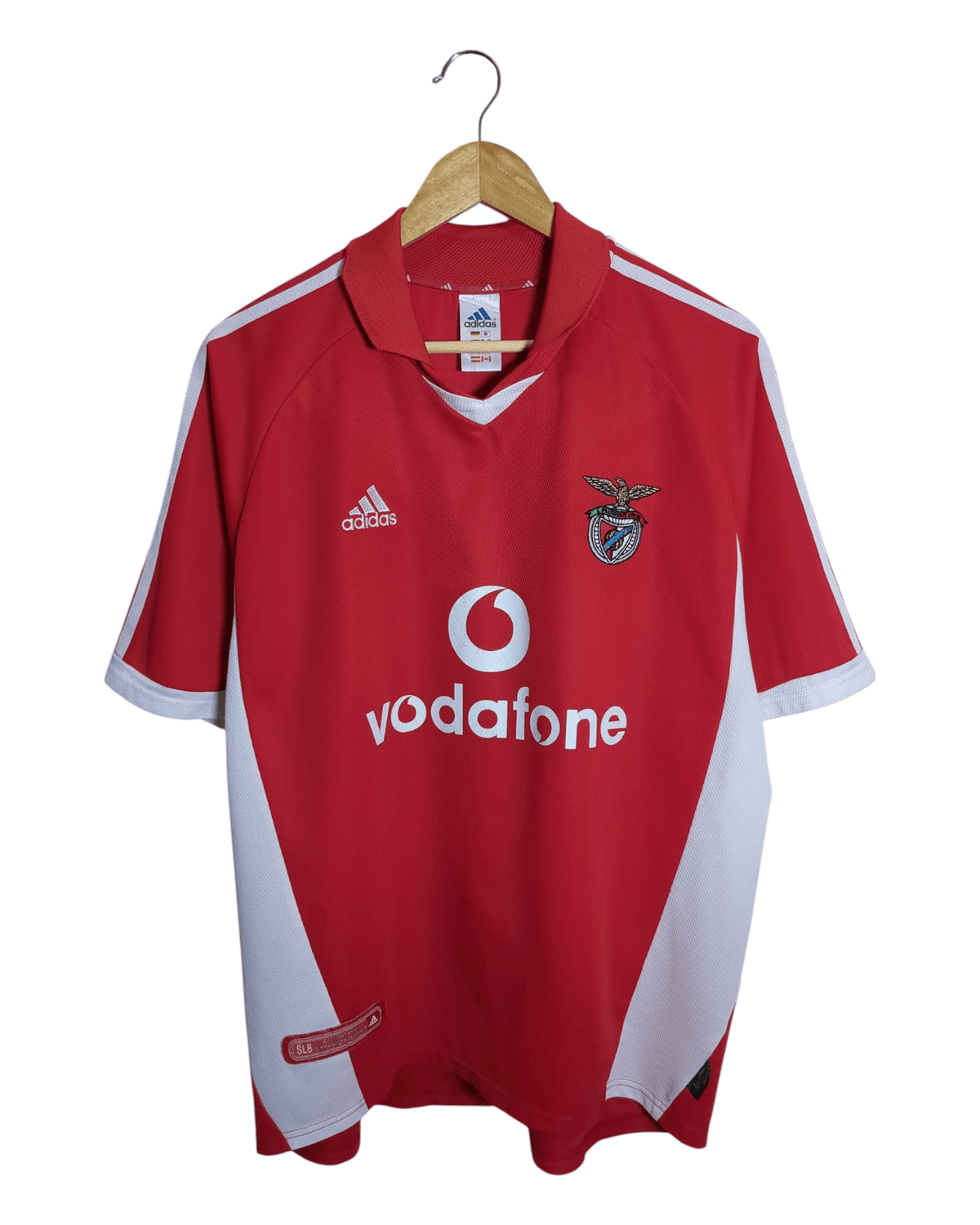 2001-02 Benfica Adidas Home Shirt #20 Simao - (XL)
