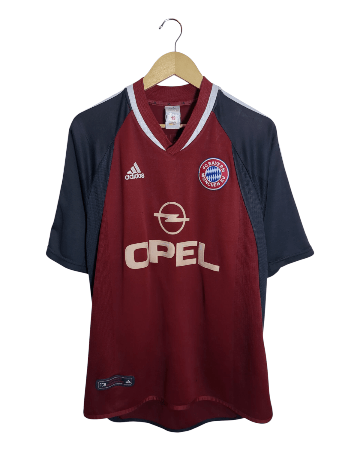 2001-02 Bayern Munich Adidas Home Shirt #11 Effenberg - (L)