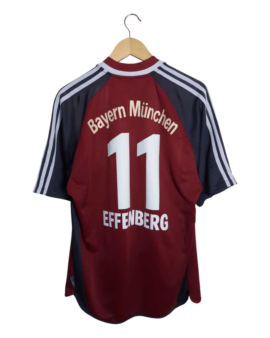 2001-02 Bayern Munich Adidas Home Shirt #11 Effenberg - (L)