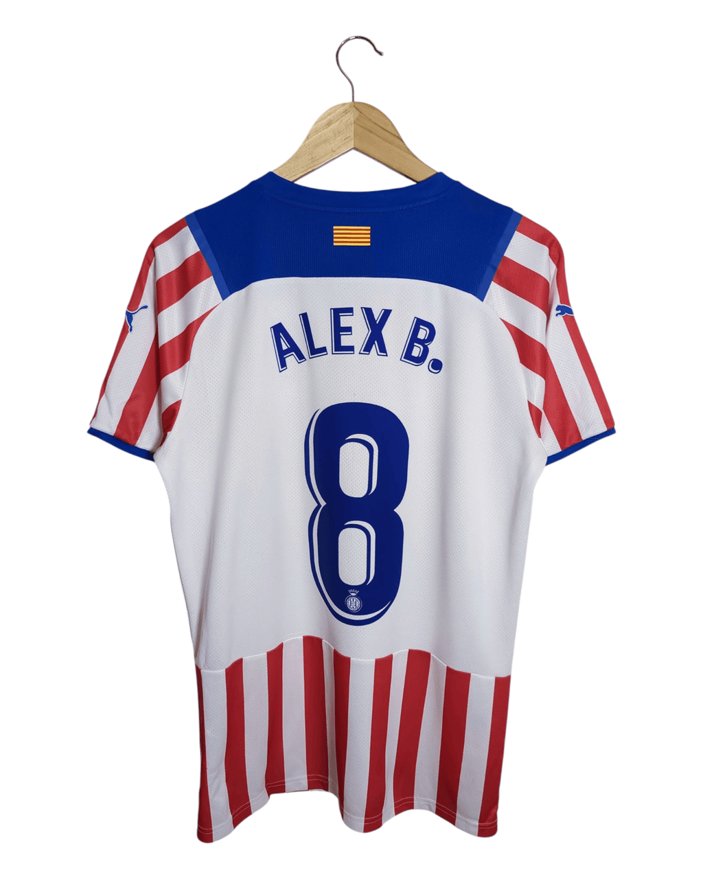 2021-22 Girona Puma Home Shirt #8 Alex B. - (M)
