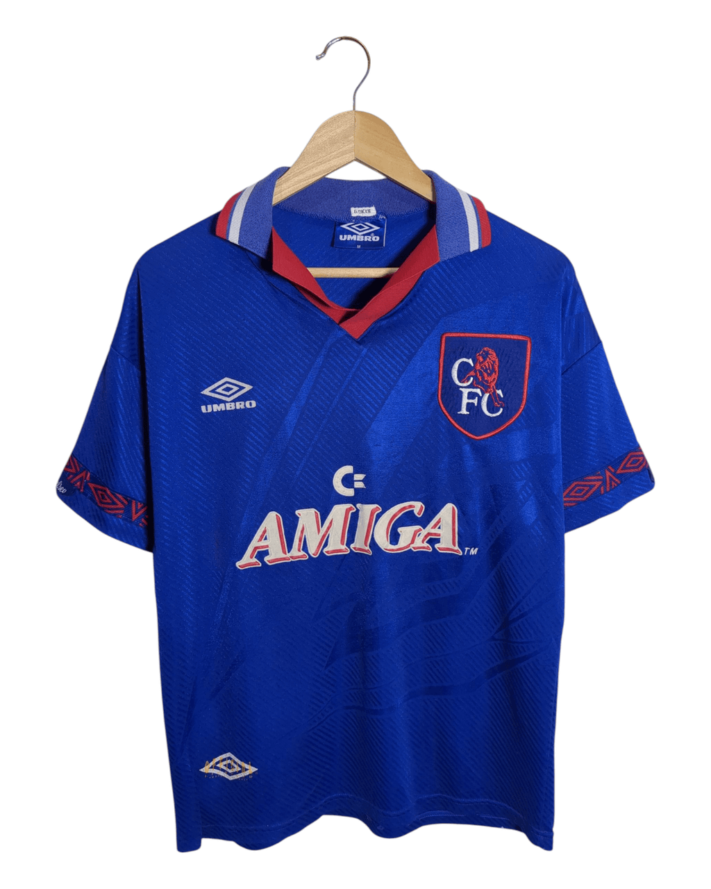 1993-94 Chelsea Umbro Home Shirt #10 Peacock - (M)