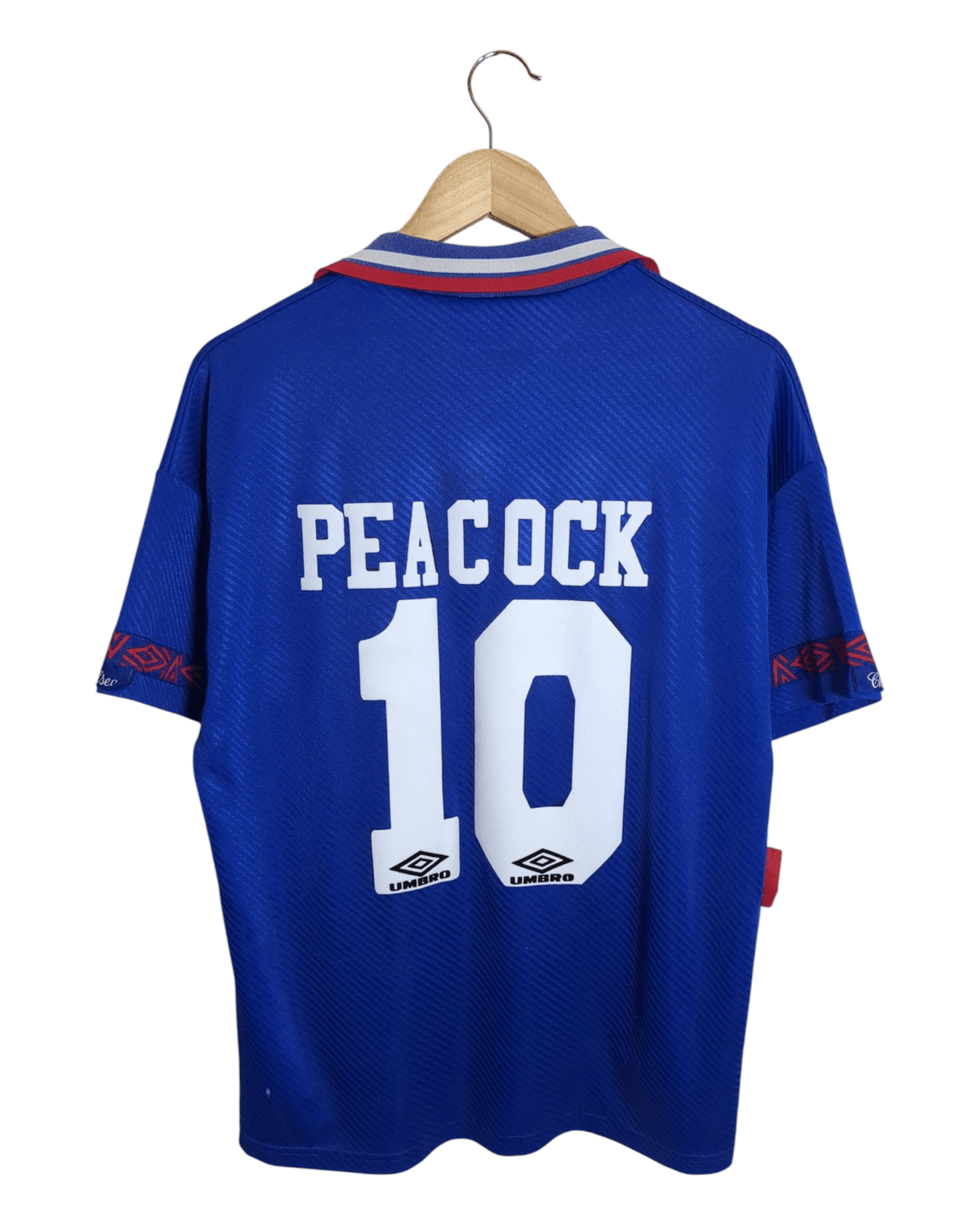1993-94 Chelsea Umbro Home Shirt #10 Peacock - (M)