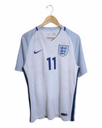 2016-17 England Nike Home Shirt #11 Vardy - (S)