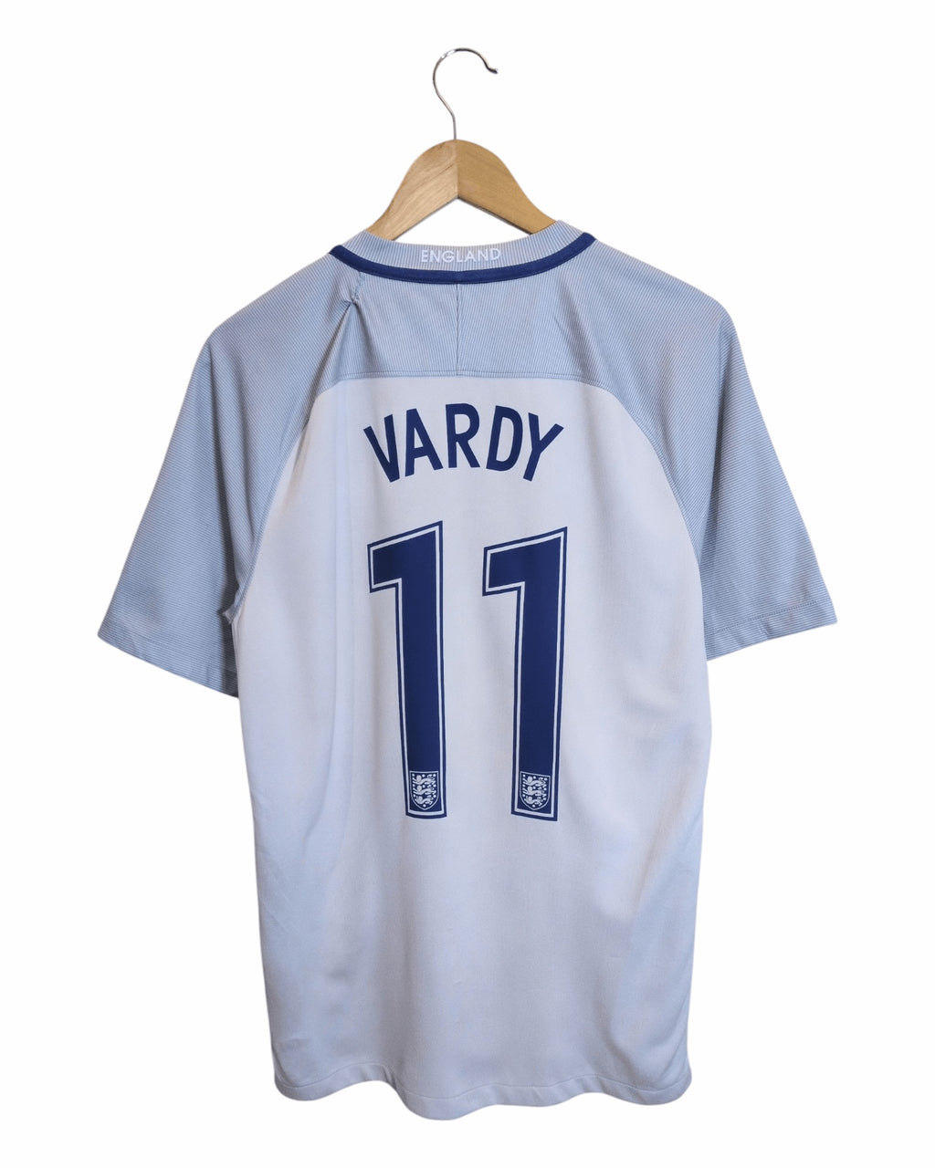 2016-17 England Nike Home Shirt #11 Vardy - (S)