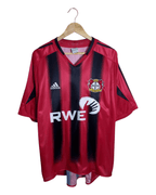 2004-06 Bayer Leverkusen Adidas Home Shirt #9 Berbatov - (XL)