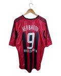 2004-06 Bayer Leverkusen Adidas Home Shirt #9 Berbatov - (XL)